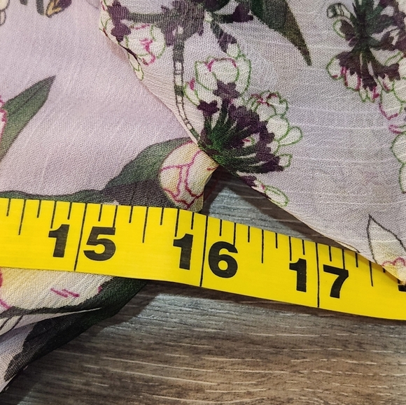 ASTR Floral Maxi Dress with Ruffle Details Size Medium - Picture 7 of 9